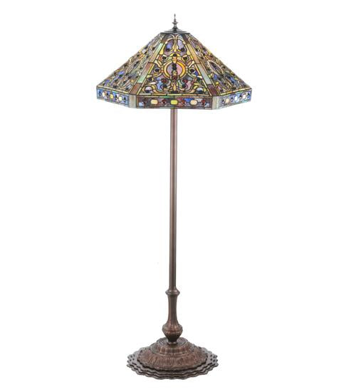 Victorian Stained Glass Floor Lamps
