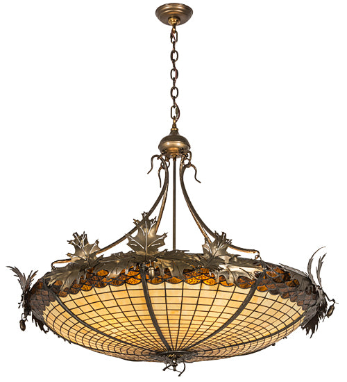 Rustic Stained Glass Ceiling Lighting