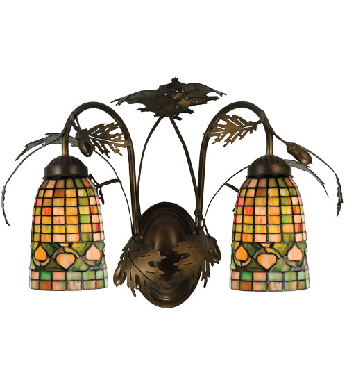 Tiffany Style Stained Glass Wall Sconces