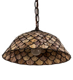 12"W Tiffany Fishscale Pendant