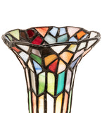 63"H Stained Glass Pond Lily 12 Lt Floor Lamp