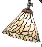 20"H Willow Jadestone Bridge Arm Table Lamp