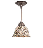 8"W Tiffany Fishscale Mini Pendant