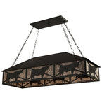 50"L Steer Southwest Island/Billiard Pendant