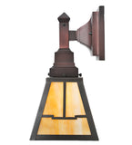6.25"W Valley View Mission Outdoor Wall Sconce