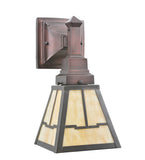 6.25"W Valley View Mission Outdoor Wall Sconce