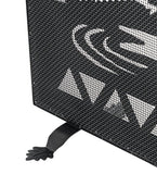 54"W X 42"H Moose Creek Metal Fireplace Screen