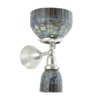 8"W Revival Tiffany Candice Gas & Electric Victorian Sconce