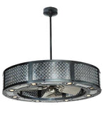 44"W Diamond Turbine Chandel-Air Ceiling Fan