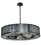 44"W Diamond Turbine Chandel-Air Ceiling Fan