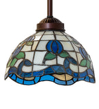 8"W Roseborder Mini Pendant