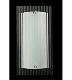 6"W Metro Fluted Quadrato LED Contemporary Wall Sconce