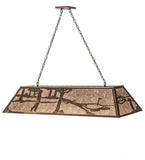 60"L Golf Island/Billiard Oblong Pendant