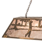 60"L Golf Island/Billiard Oblong Pendant