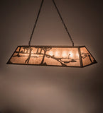 60"L Golf Island/Billiard Oblong Pendant