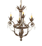 18"W Antonia 4 Lt Chandelier