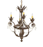 18"W Antonia 4 Lt Chandelier