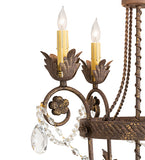18"W Antonia 4 Lt Chandelier