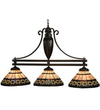 48"L Ilona 3 Lt Island Pendant