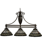 48"L Ilona 3 Lt Island Pendant