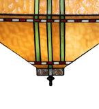17"Sq Prairie Corn Flushmount