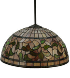 20"W Tiffany Turning Leaf Pendant