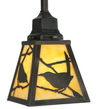 42"L Songbird Mission 3 Lt Island/Billiard Pendant
