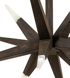 38"W Hickory Treasures 12 Lt LED Contemporary Pendant