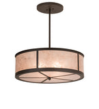 28"W Smythe Craftsman Semi-Flushmount