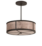 28"W Smythe Craftsman Semi-Flushmount