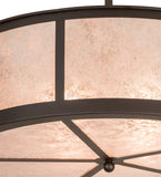 28"W Smythe Craftsman Semi-Flushmount