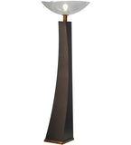70"H Sophia Crinkle Torchiere
