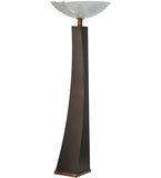 70"H Sophia Crinkle Torchiere