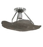 17"W Evolvulus Industrial Semi-Flushmount