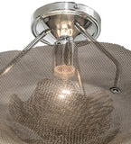 17"W Evolvulus Industrial Semi-Flushmount