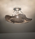 17"W Evolvulus Industrial Semi-Flushmount