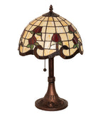 19"H Roseborder Table Lamp
