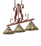 46"L Willow Jadestone 3 Lt Kitchen Island Lighting