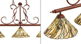 46"L Willow Jadestone 3 Lt Kitchen Island Lighting
