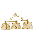 70"L Ouro 3 Lt Island Pendant