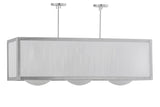 44"L Quadrato Convex 3 Lt Modern Oblong Pendant