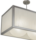 44"L Quadrato Convex 3 Lt Modern Oblong Pendant