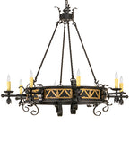 48"W Filomena 8 Lt Chandelier