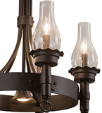 22"W Durango 5 Lt Western Chandelier