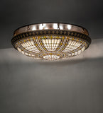 45"W Fleur-de-lis Flushmount
