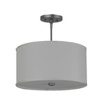 15"W Cilindro Textrene Modern Pendant