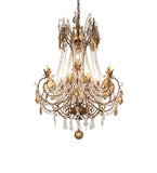 38"W Minuet 12 Lt Victorian Chandelier