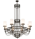 60"W Saxony 8 Lt Chandelier
