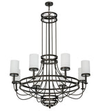 60"W Saxony 8 Lt Chandelier