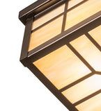 13"Sq Santa Fe Flushmount